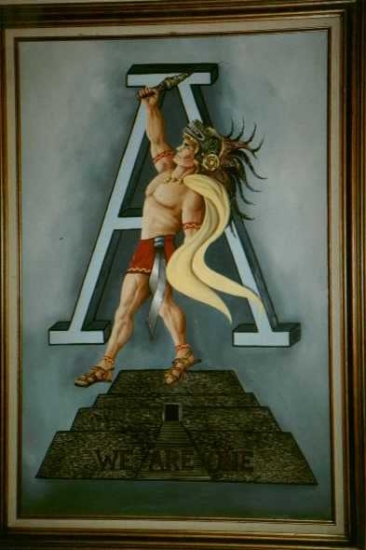 The painting in the main office