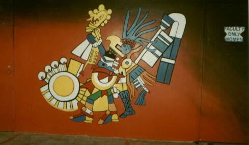 Over by the wood shop, south end of hall